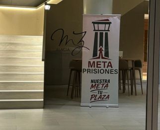 Zona de descanso del simulacro presencial de MetaPrisiones en Sevilla